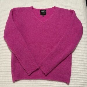 Beautiful pink alpaca hair sweater